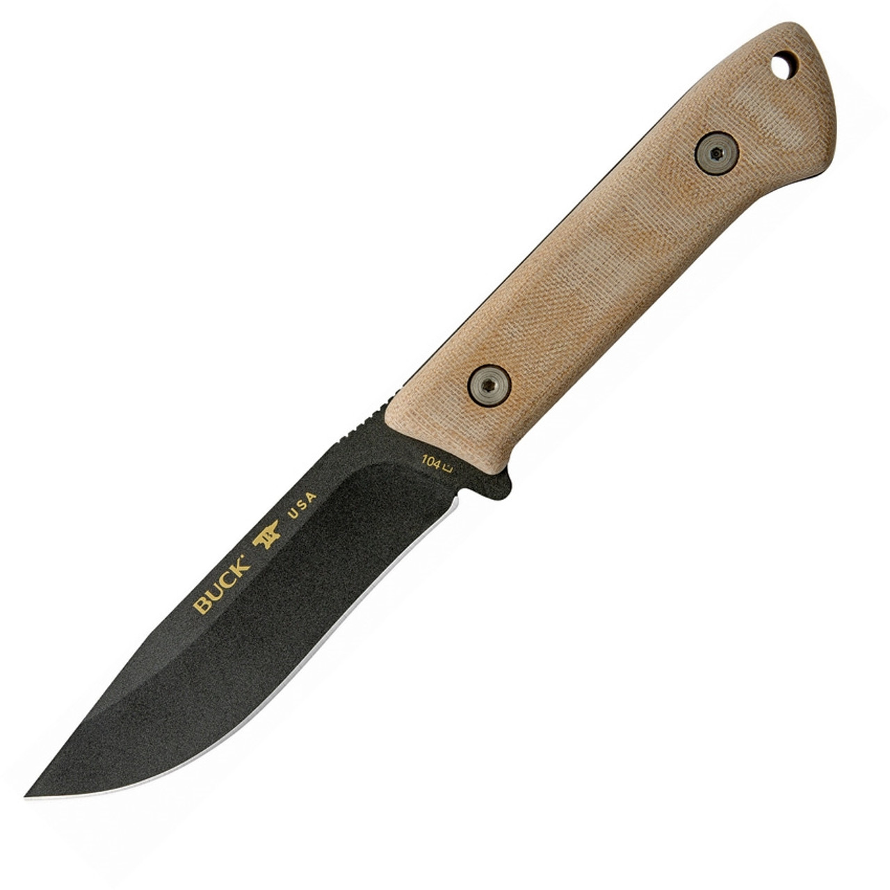 Buck knives 5160钢 米卡塔柄 0104BRS1-B 棕色 860