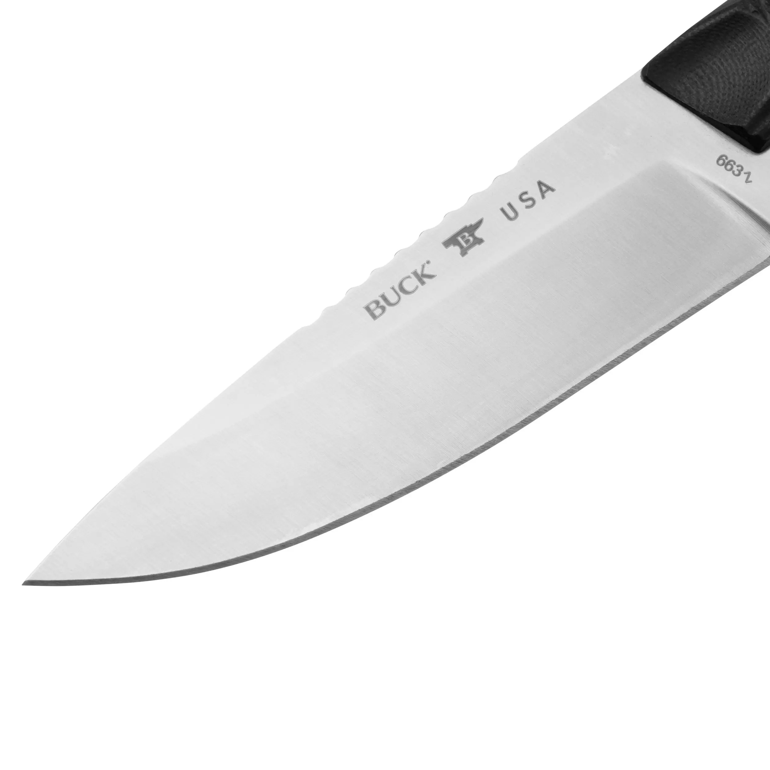Buck Alpha Guide Elite Magnacut钢 G10柄 0663BKS-B 黑色