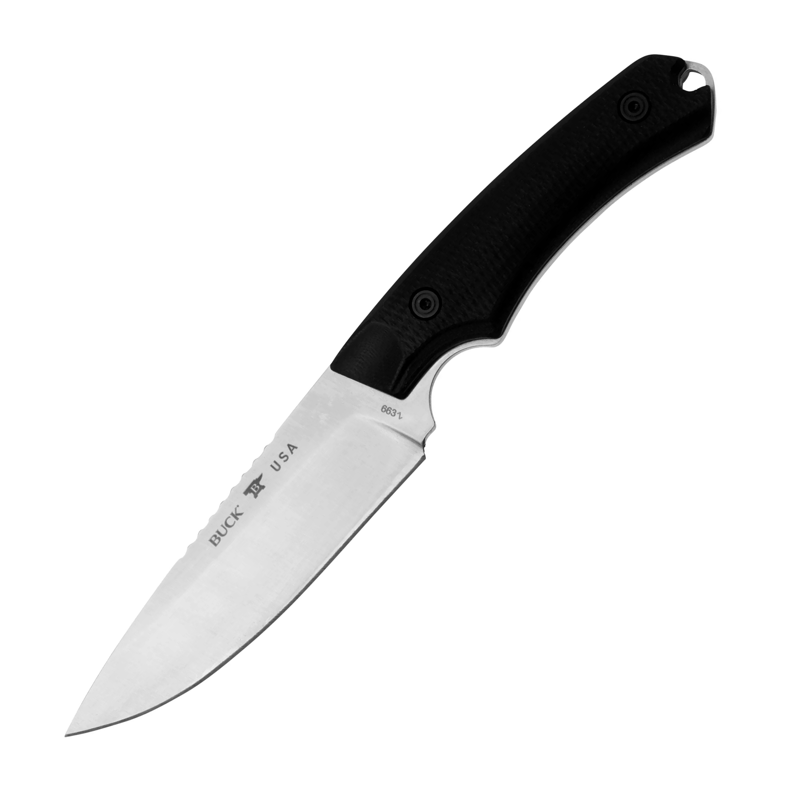 Buck Alpha Guide Elite Magnacut钢 G10柄 0663BKS-B 黑色