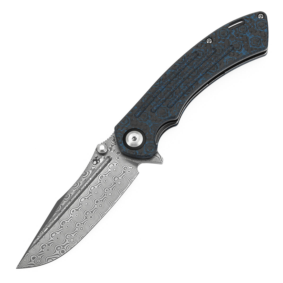 KANSEPT Pretatout 大马士革钢 碳纤维手柄 K1032A4 黑蓝色 700