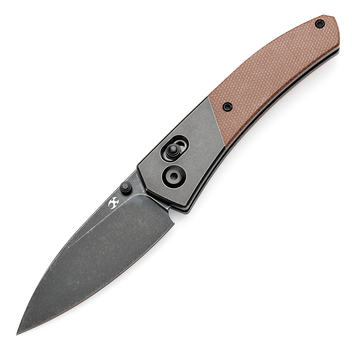 KANSEPT Dako CPM S35VN钢 钛+米卡塔手柄 K1101V6 黑棕色 1200