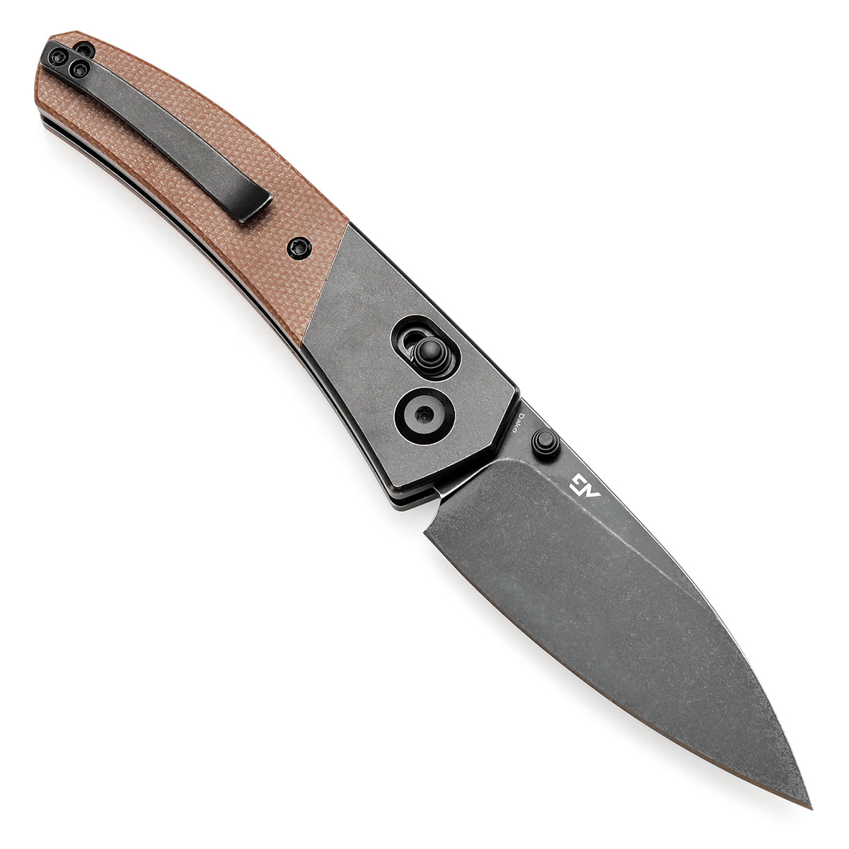 KANSEPT Dako CPM S35VN钢 钛+米卡塔手柄 K1101V6 黑棕色 1200