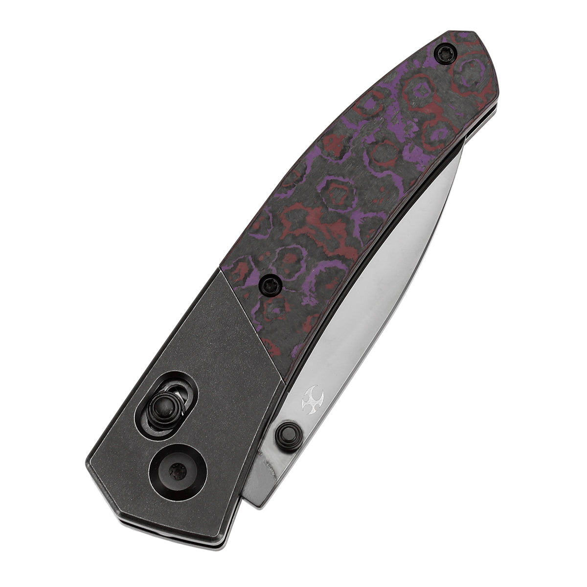 KANSEPT Dako CPM S35VN钢 钛+脂肪碳手柄 K1101V3 黑紫色 1700