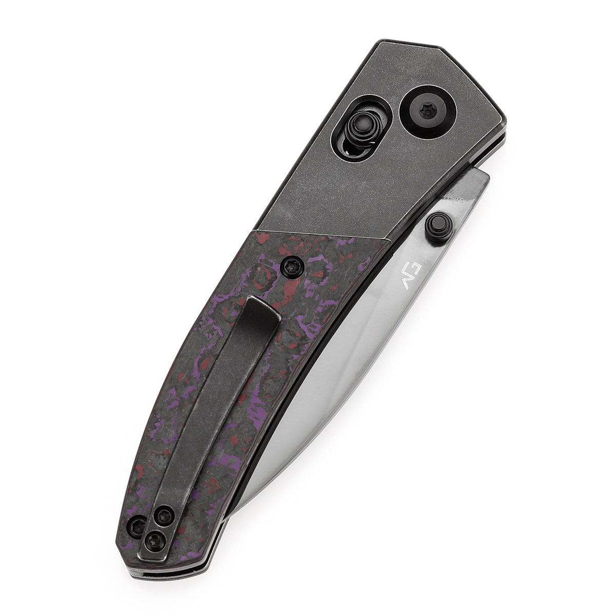 KANSEPT Dako CPM S35VN钢 钛+脂肪碳手柄 K1101V3 黑紫色 1700