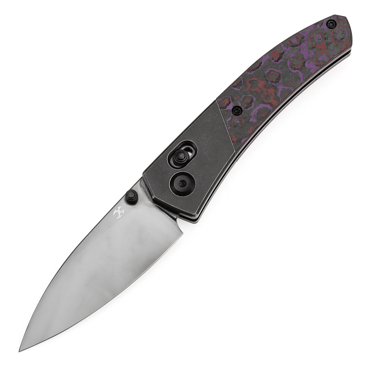 KANSEPT Dako CPM S35VN钢 钛+脂肪碳手柄 K1101V3 黑紫色 1700