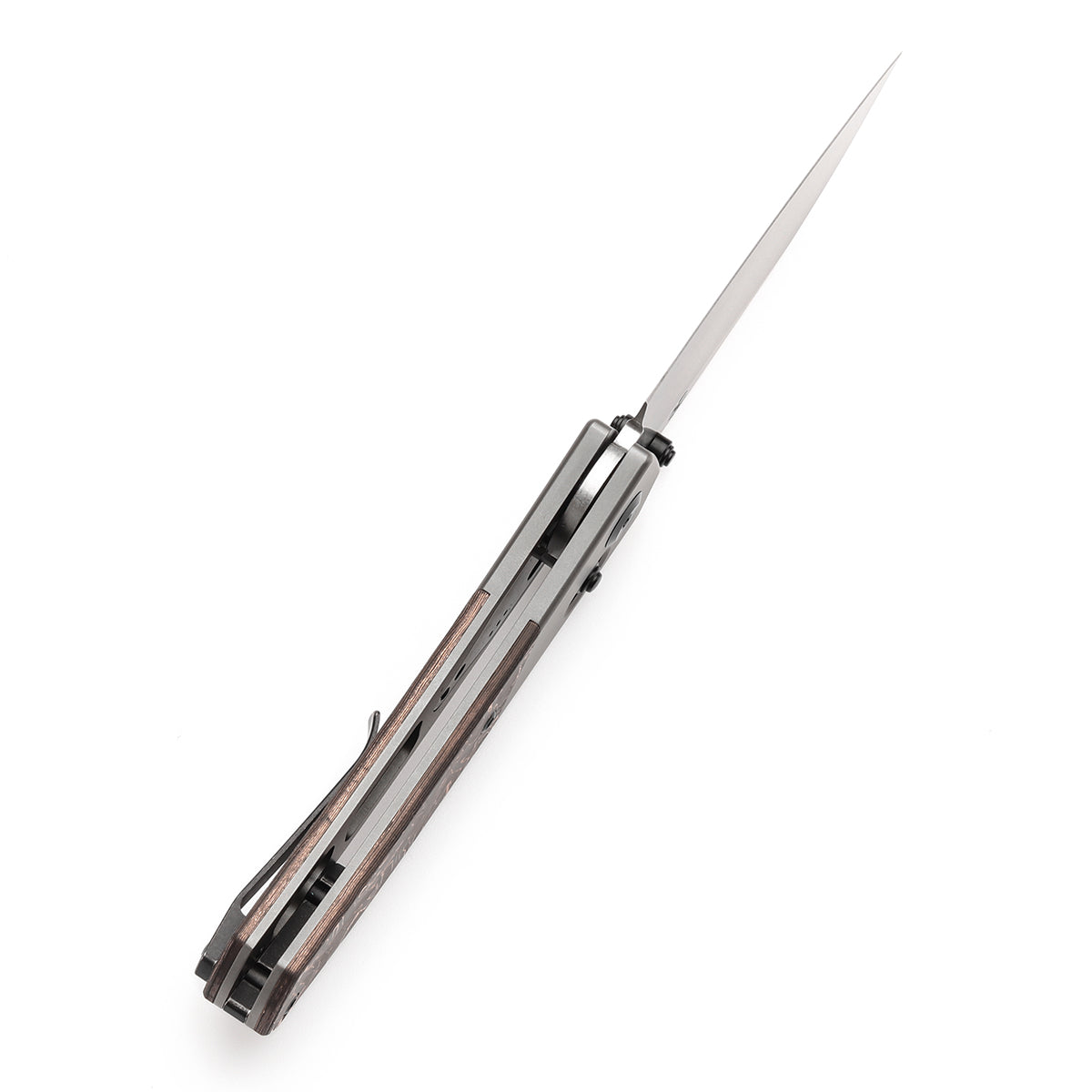 KANSEPT Dako CPM S35VN钢 钛合金+带铜碳纤维手柄 K1101V2 黑铜色 1300