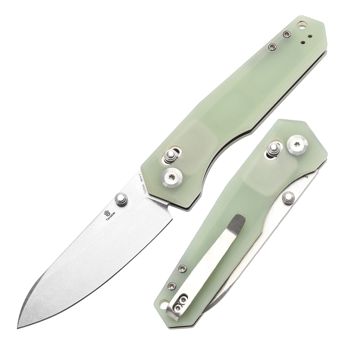 Tenable Beaver Nitro-V钢 Jade G10手柄 T1105V4 玉色 380