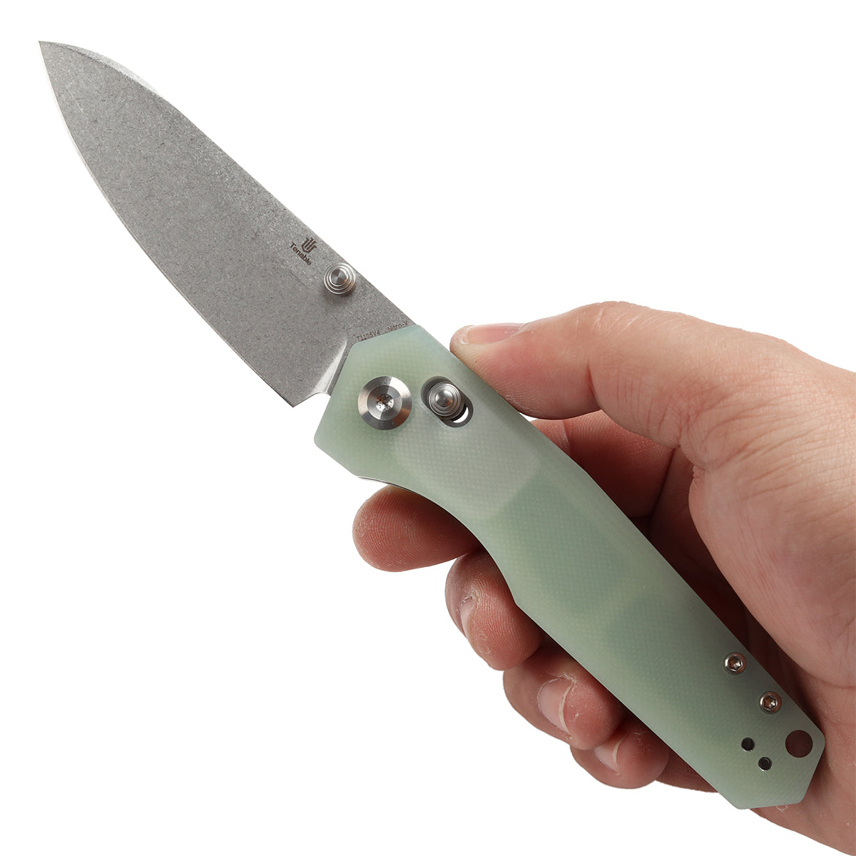 Tenable Beaver Nitro-V钢 Jade G10手柄 T1105V4 玉色 380