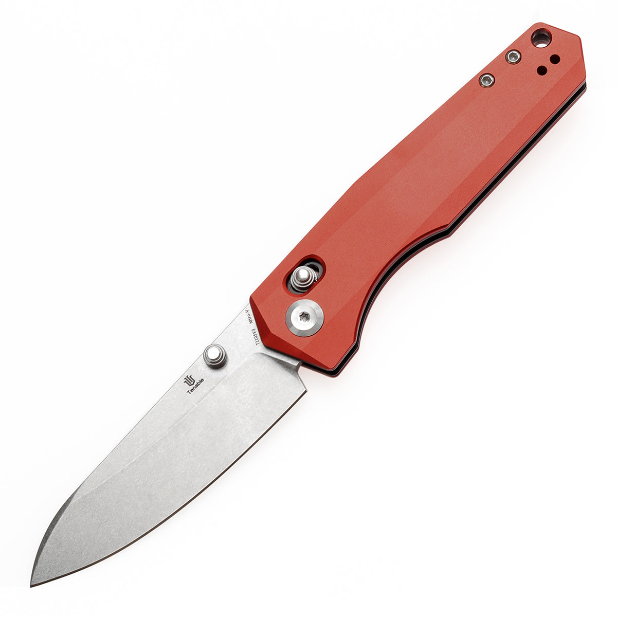 Tenable Beaver Nitro-V钢 氧化铝手柄 T1105V3 深红色 400