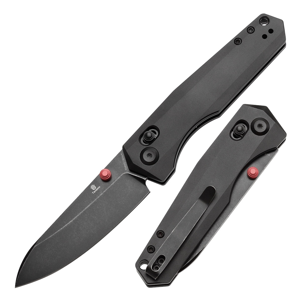 Tenable Beaver Nitro-V钢 氧化铝手柄 T1105V5 黑色 400