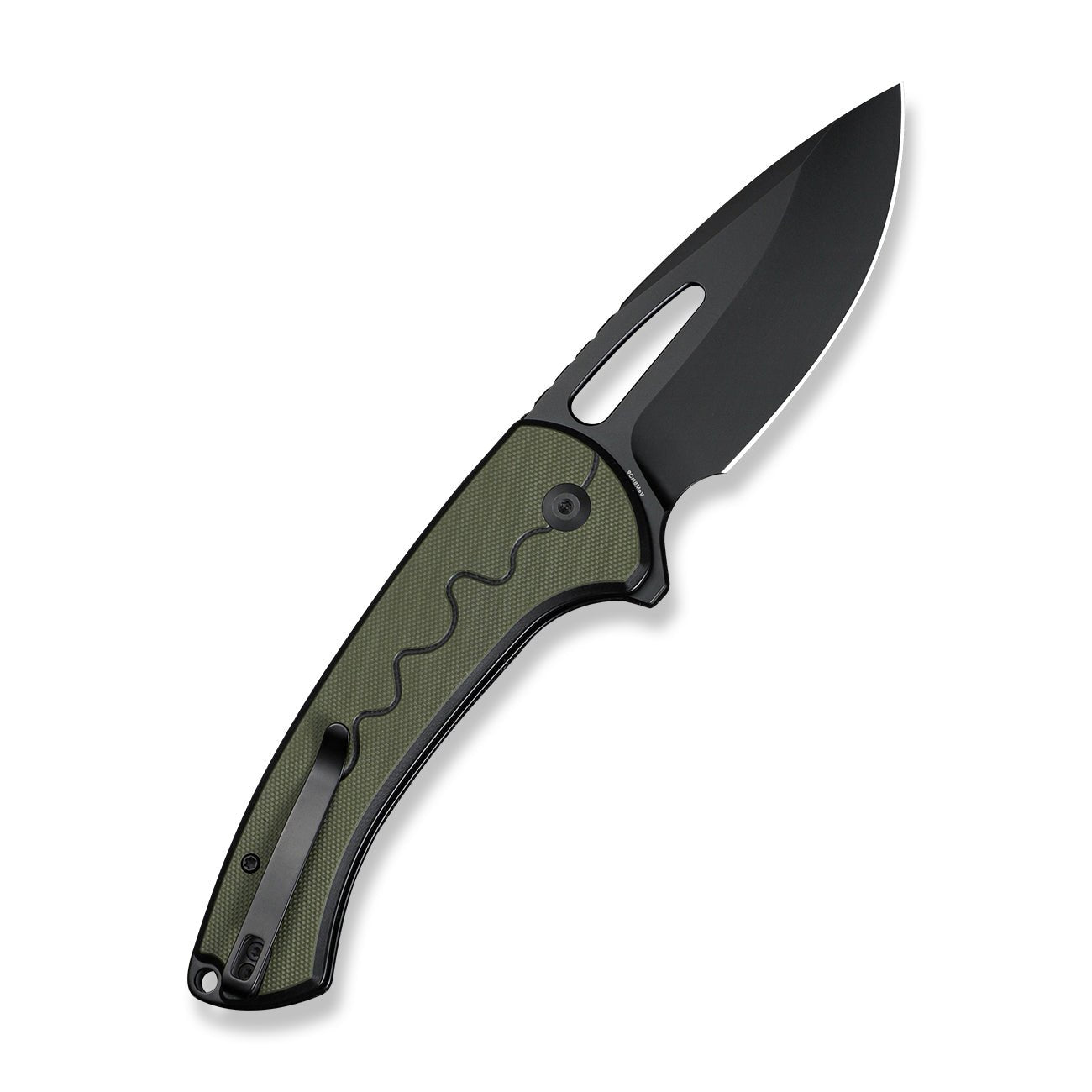 SENCUT Squiggy 9Cr18MoV钢 G10手柄 S24082A-2 黑绿色 400