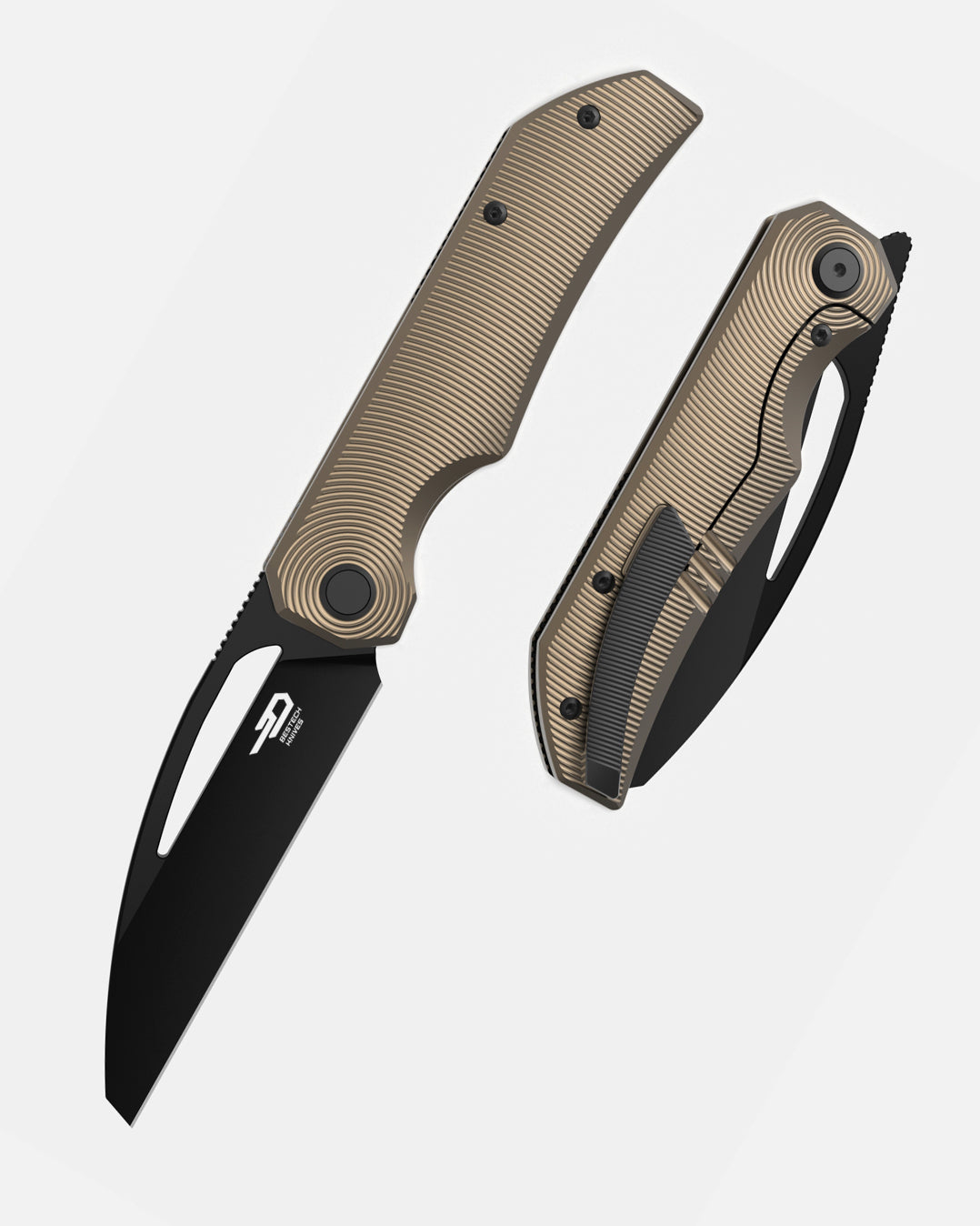 BESTECH TAIBAN M-CUT钢 钛手柄 BT2503B 青铜色 1880