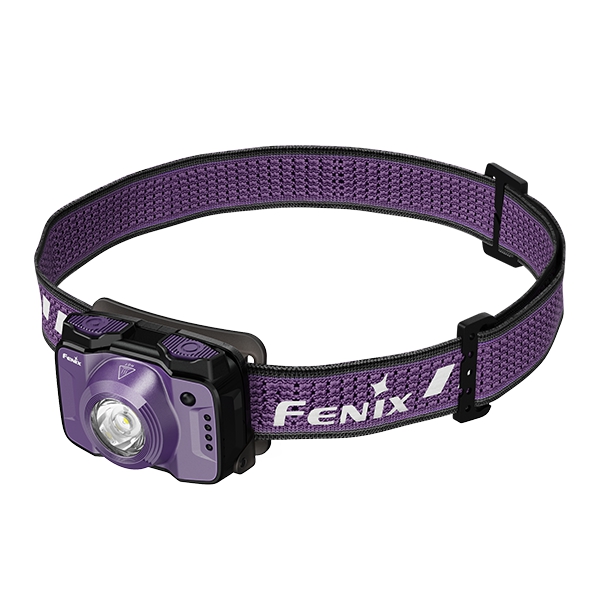 🤝Fenix HL12R V2.0 户外超轻充电强光头灯 魅惑紫 内置锂电池 500流明 258