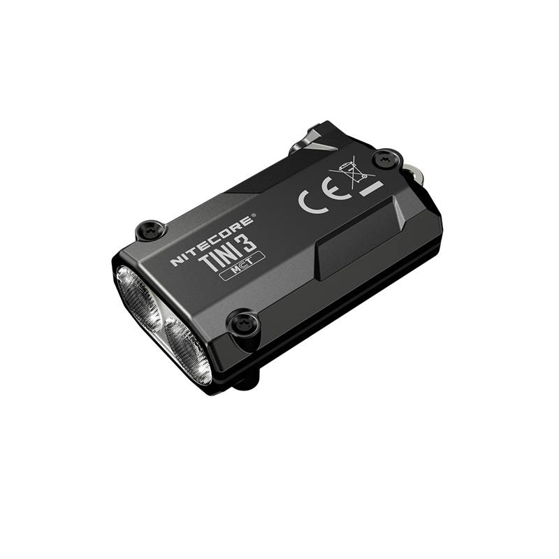 🤝NITECORE TINI3 迷你便携钥匙小手电筒 曜石黑 内置锂电池 600流明 268