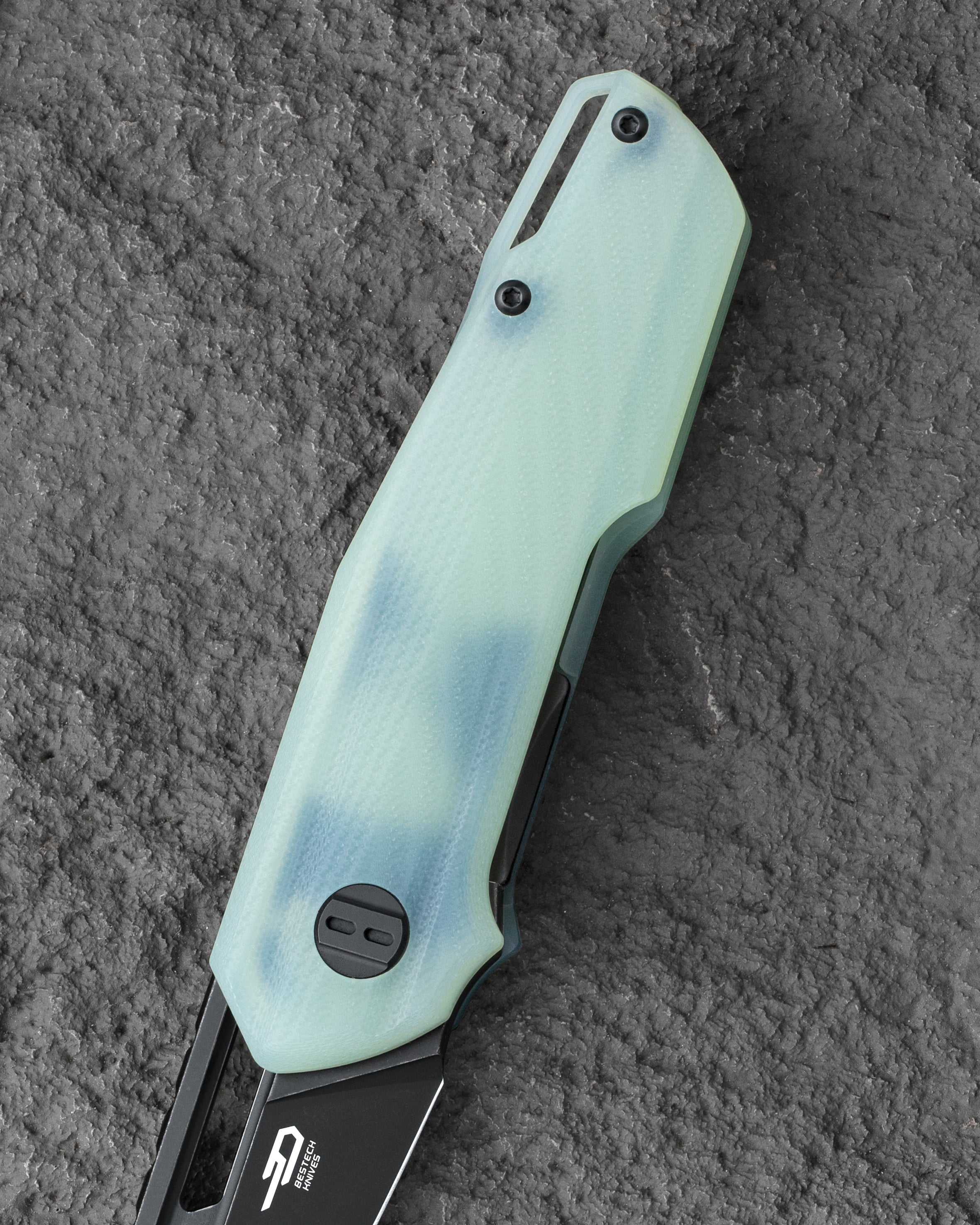 BESTECH TODDLER 14C28N钢 G10手柄 BG64F 蓝绿色 460