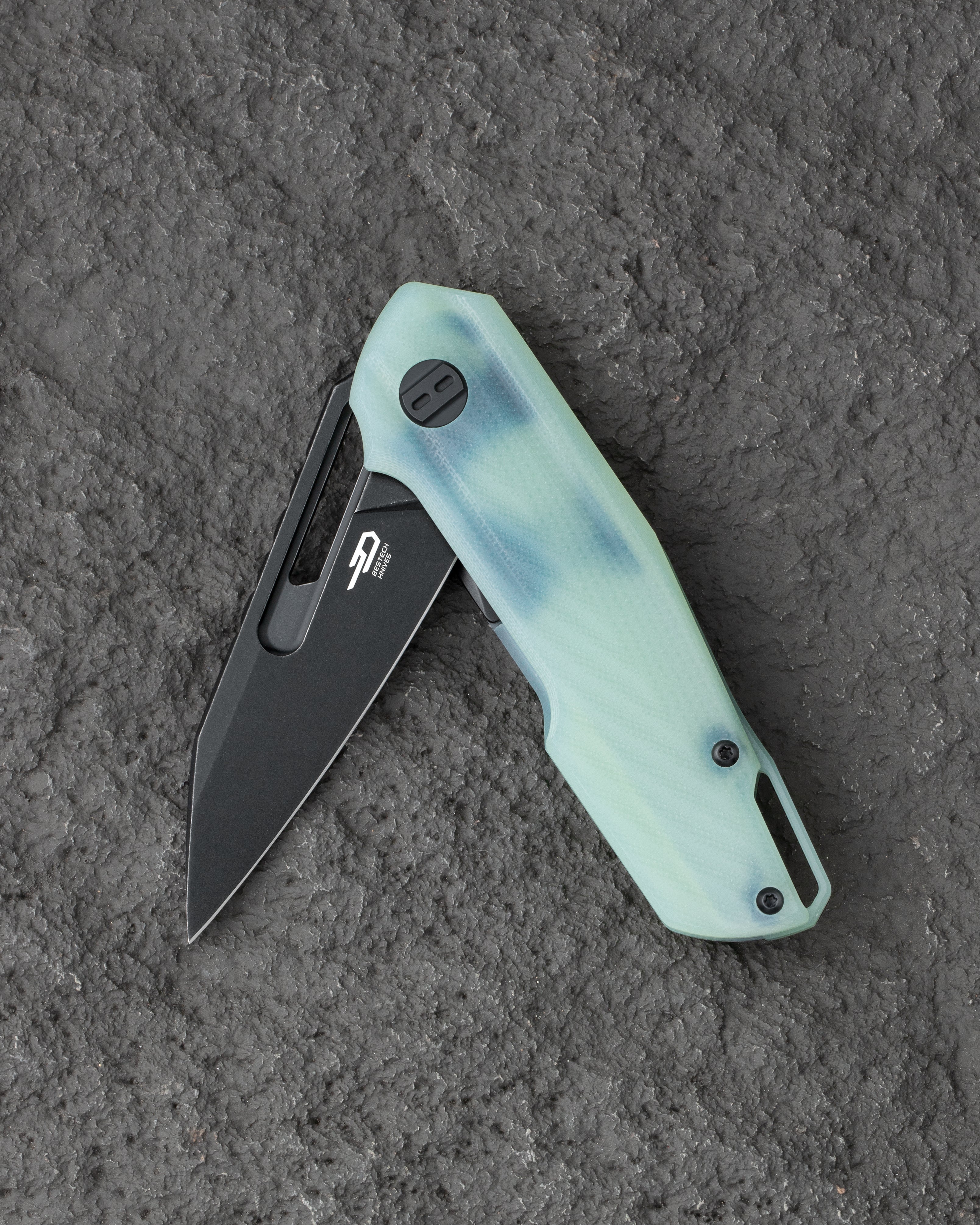 BESTECH TODDLER 14C28N钢 G10手柄 BG64F 蓝绿色 460