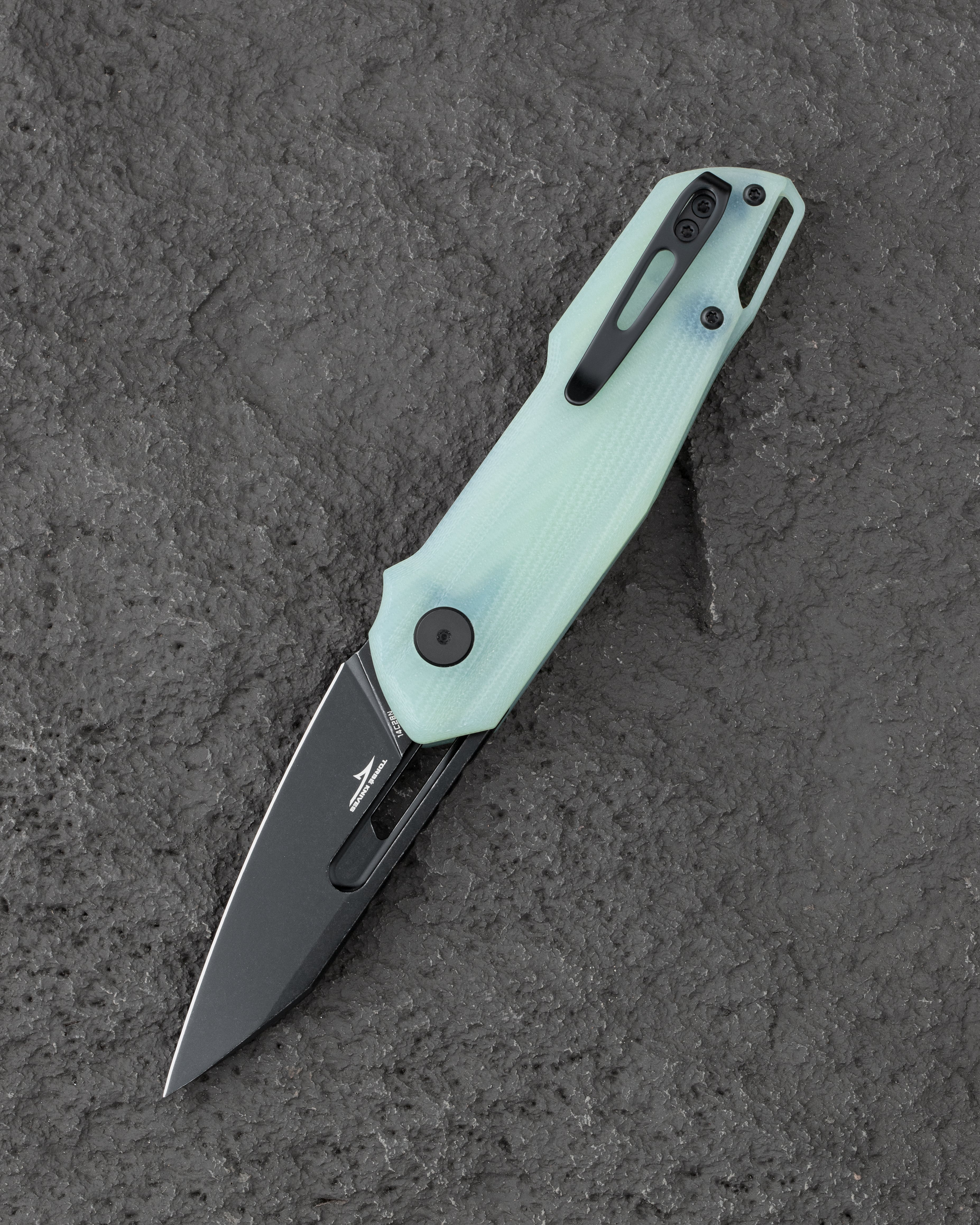 BESTECH TODDLER 14C28N钢 G10手柄 BG64F 蓝绿色 460