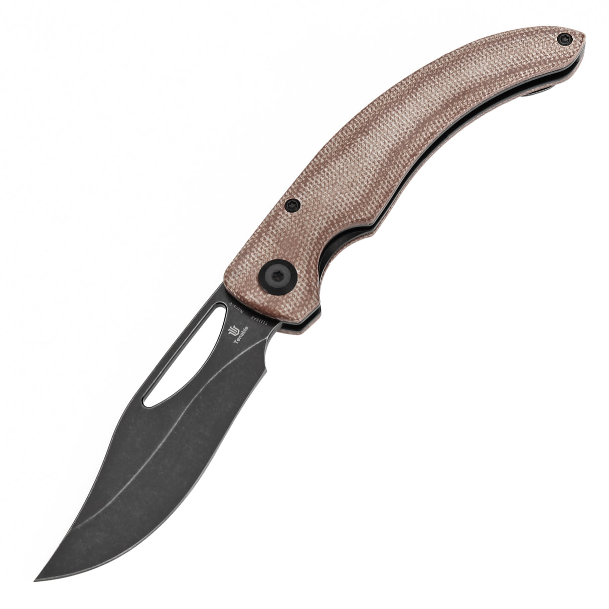 Tenable Gideon Nitro V钢 Micarta手柄 T1119A2 棕色 500