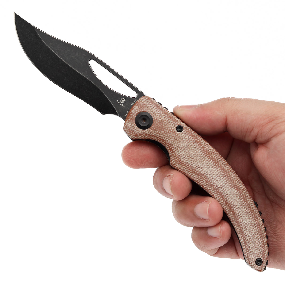Tenable Gideon Nitro V钢 Micarta手柄 T1119A2 棕色 500