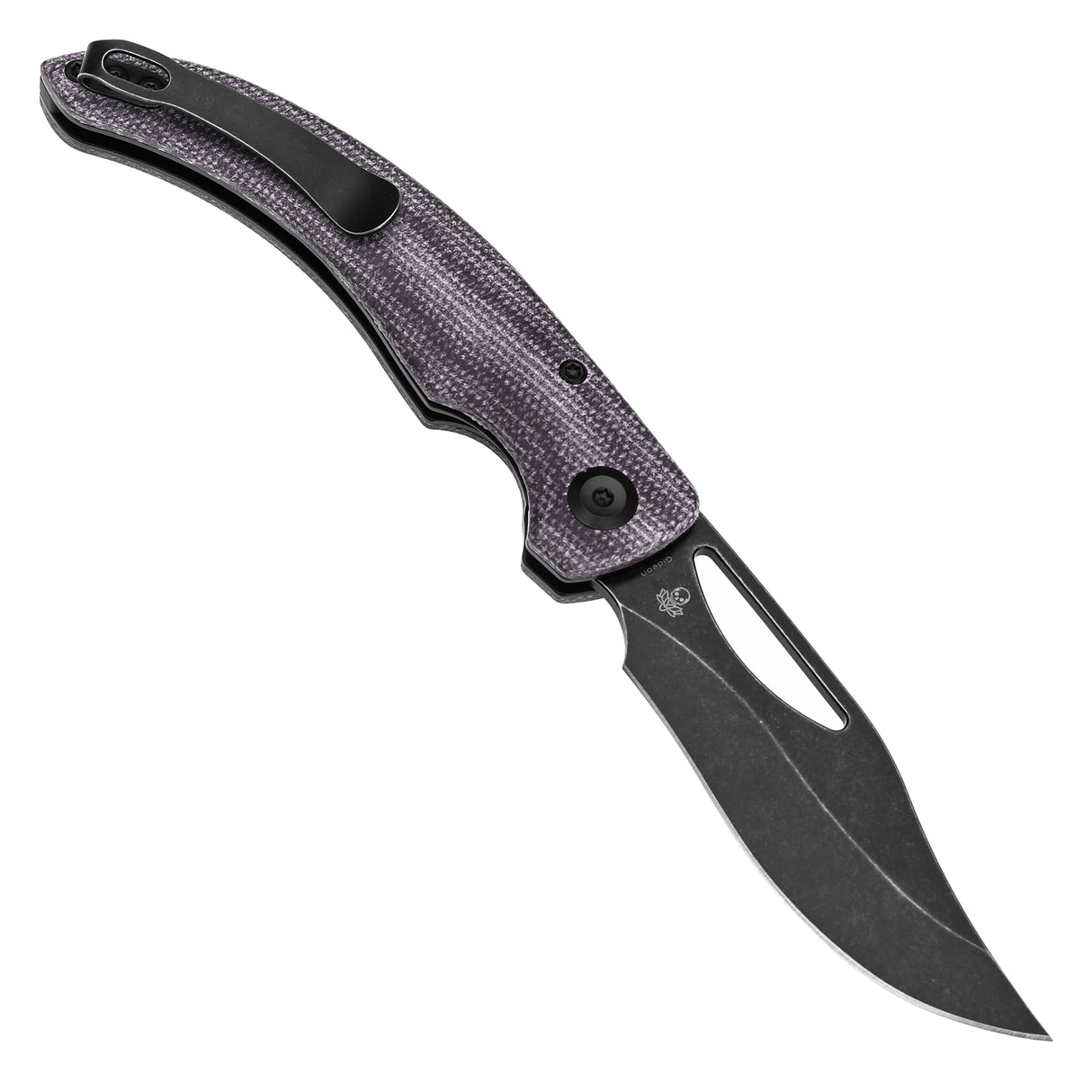 Tenable Gideon Nitro V钢 Micarta手柄 T1119A4 紫色 500