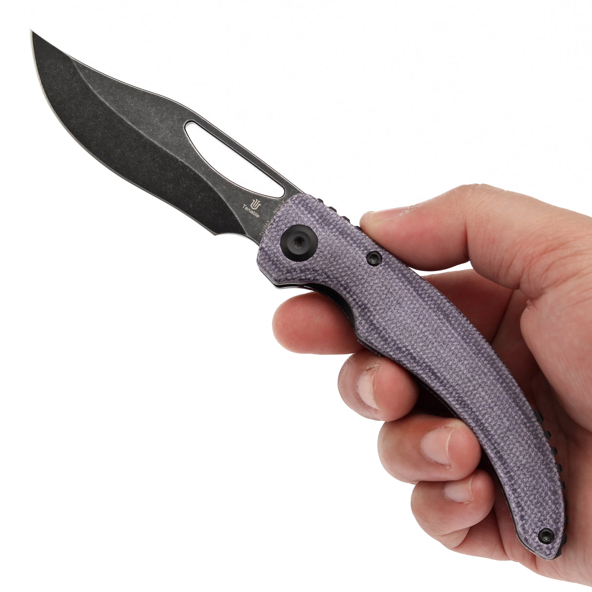Tenable Gideon Nitro V钢 Micarta手柄 T1119A4 紫色 500