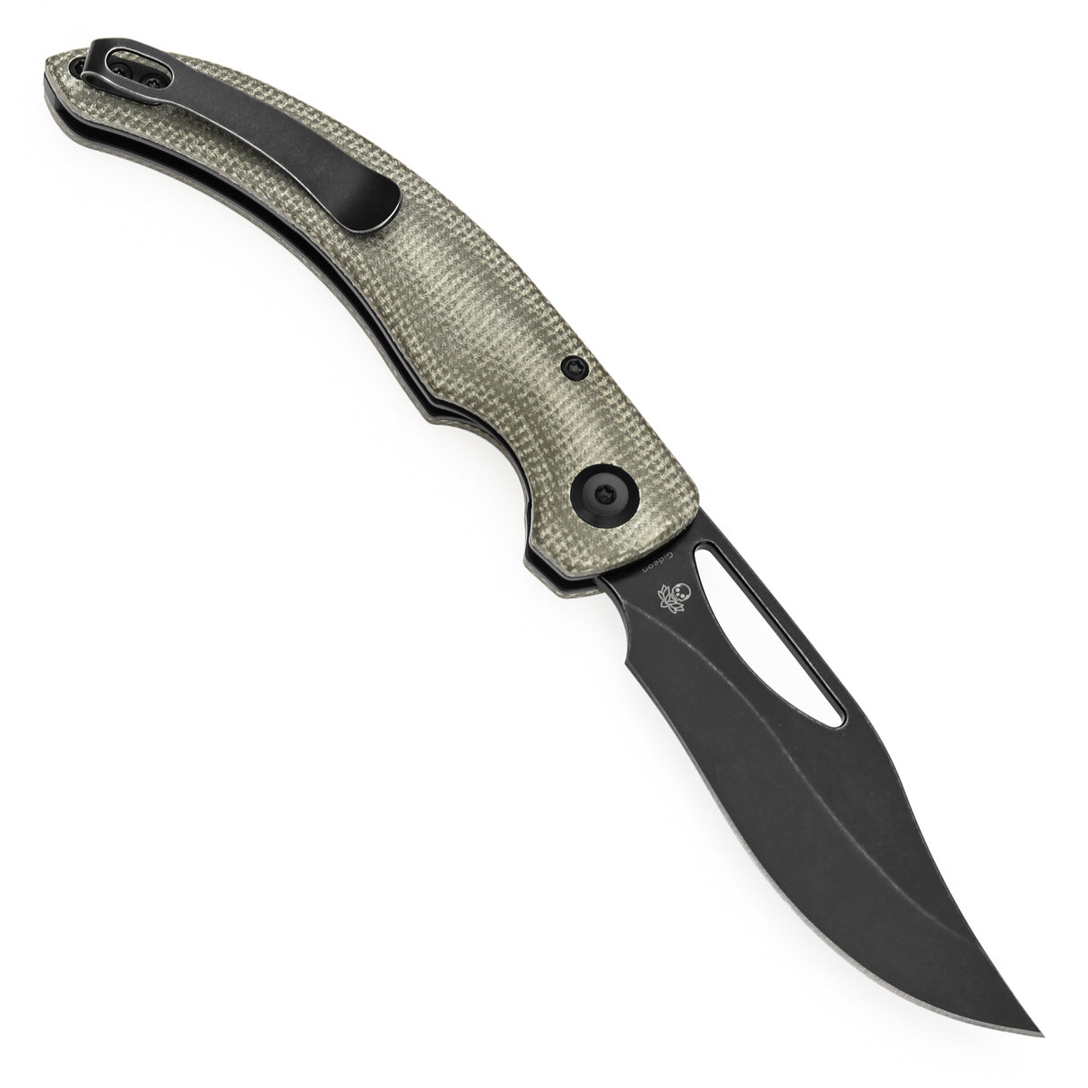 Tenable Gideon Nitro V钢 Micarta手柄 T1119A6 绿色 500