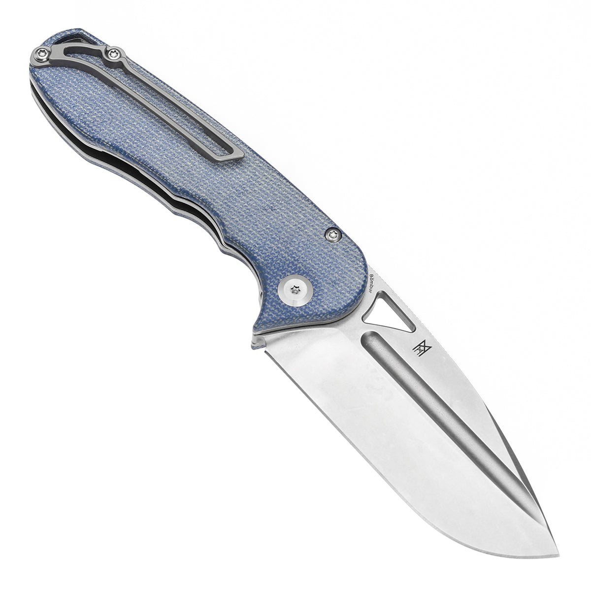 Tenable Bömbur D2钢 Micarta手柄 T1054A5 蓝色 500