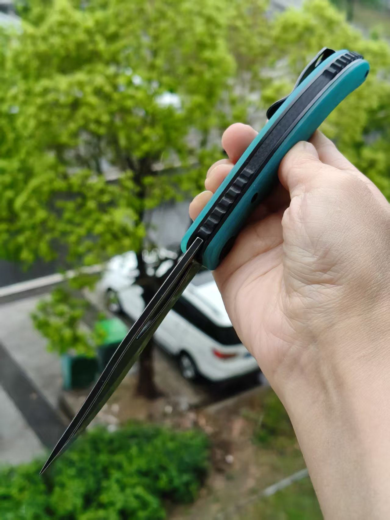 Tenable Gideon Nitro V钢 G10手柄 T1119A5 蓝色 500