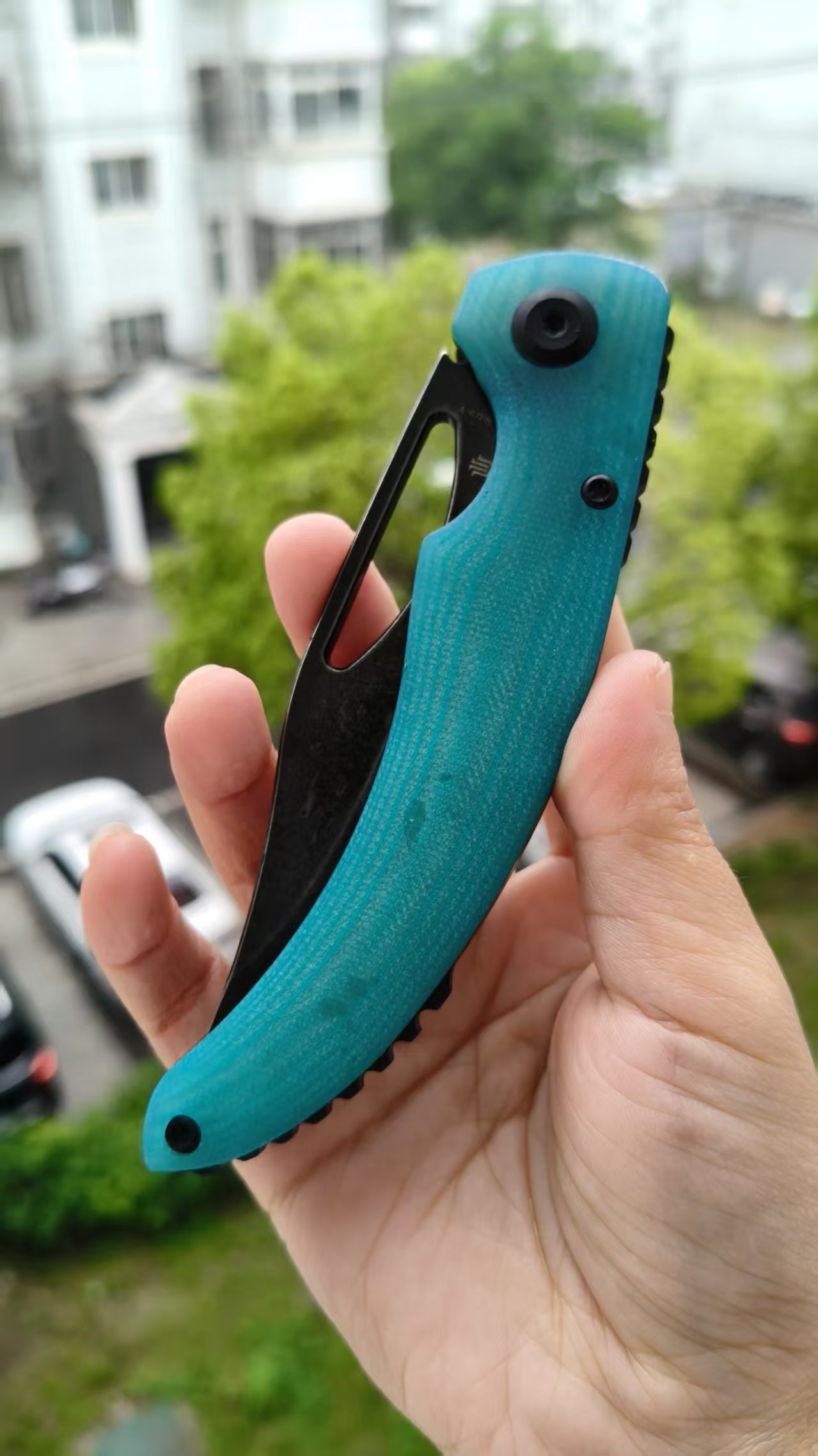 Tenable Gideon Nitro V钢 G10手柄 T1119A5 蓝色 500