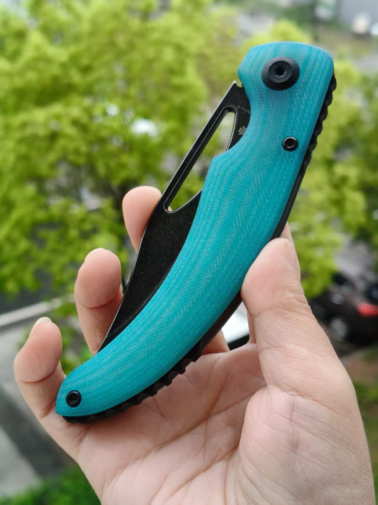 Tenable Gideon Nitro V钢 G10手柄 T1119A5 蓝色 500