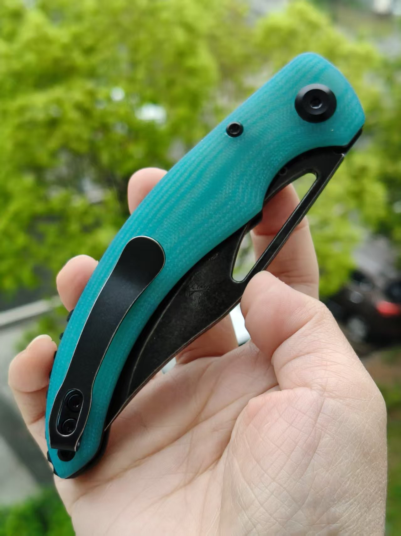 Tenable Gideon Nitro V钢 G10手柄 T1119A5 蓝色 500
