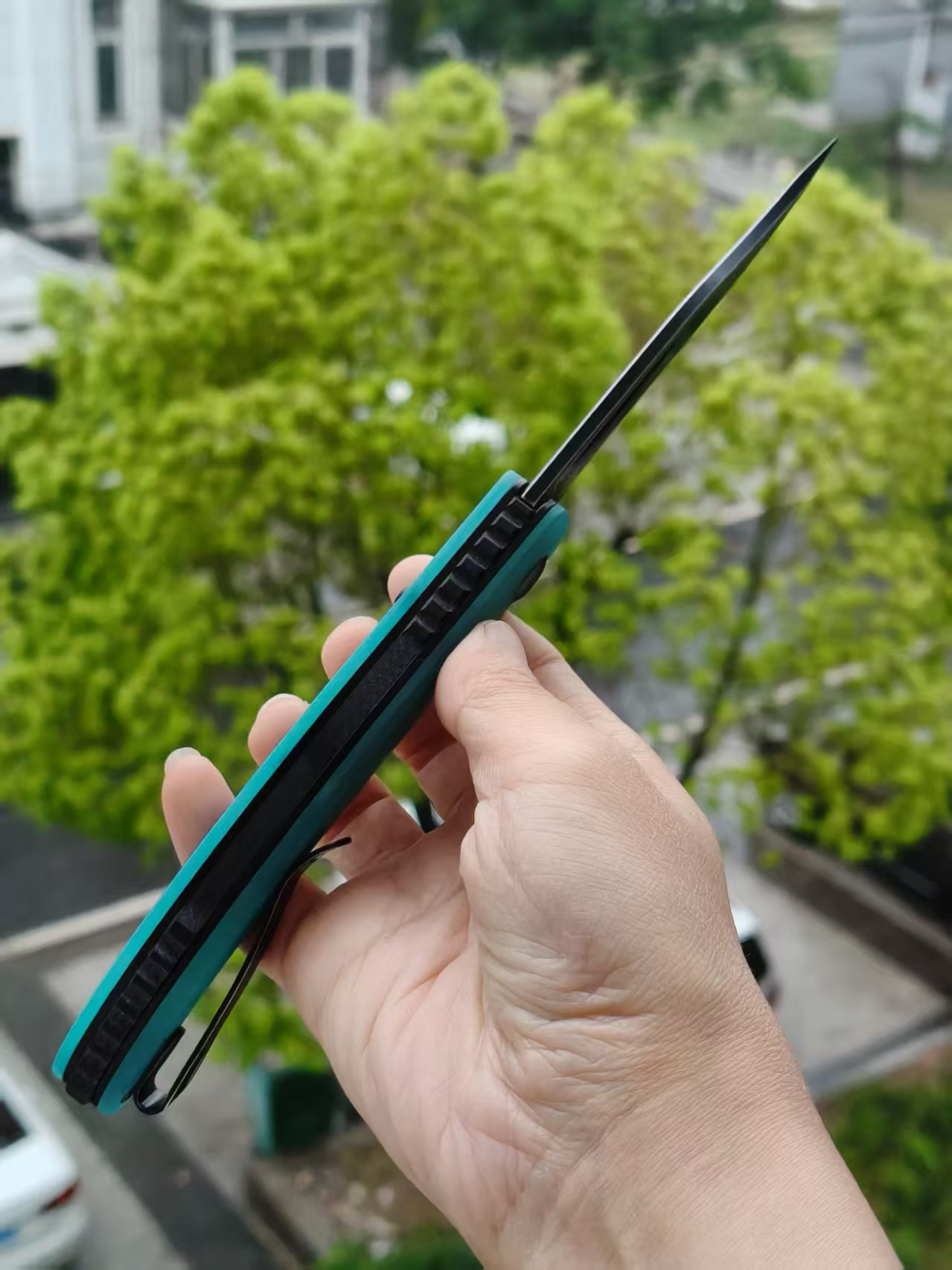 Tenable Gideon Nitro V钢 G10手柄 T1119A5 蓝色 500