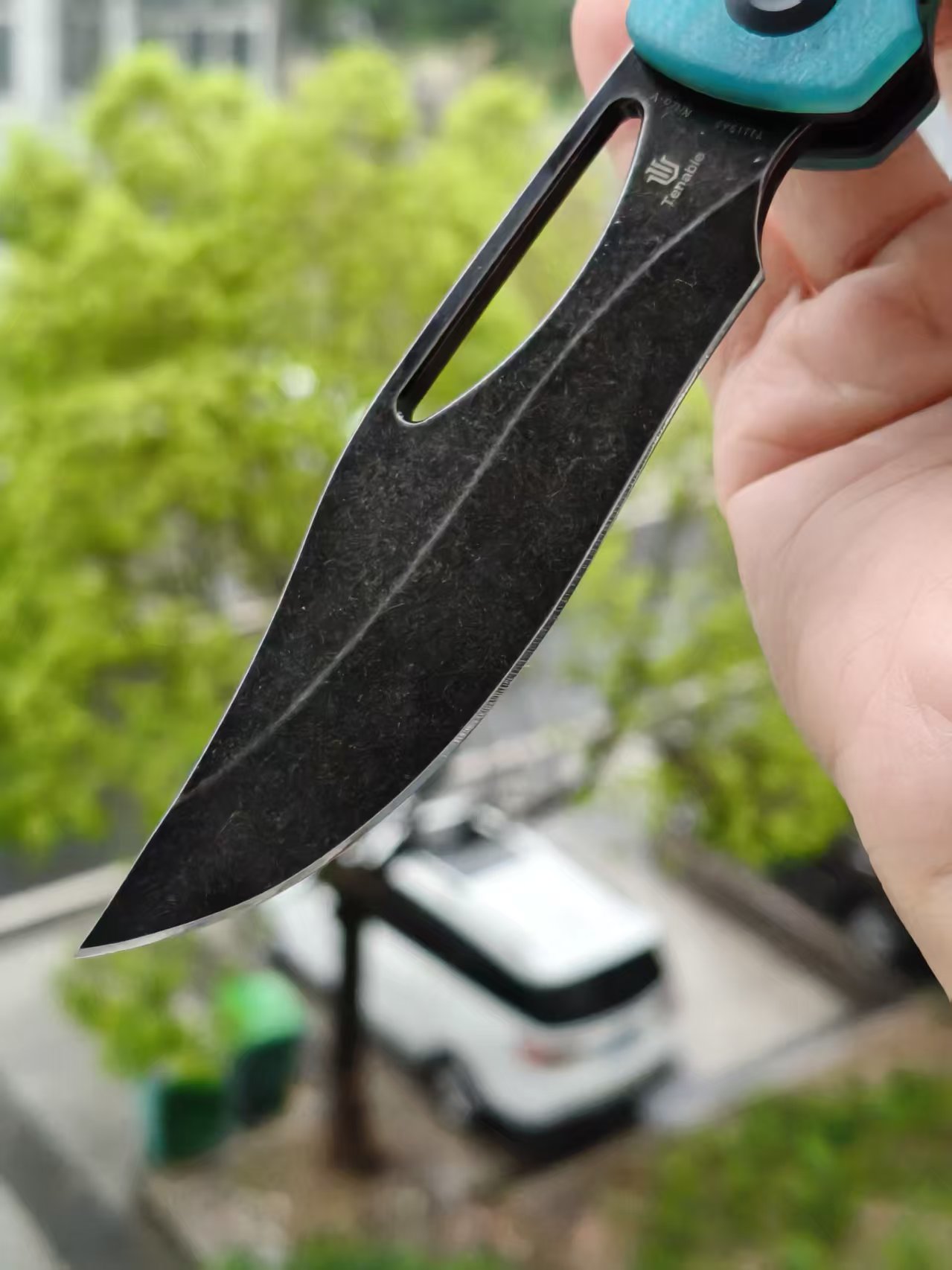 Tenable Gideon Nitro V钢 G10手柄 T1119A5 蓝色 500