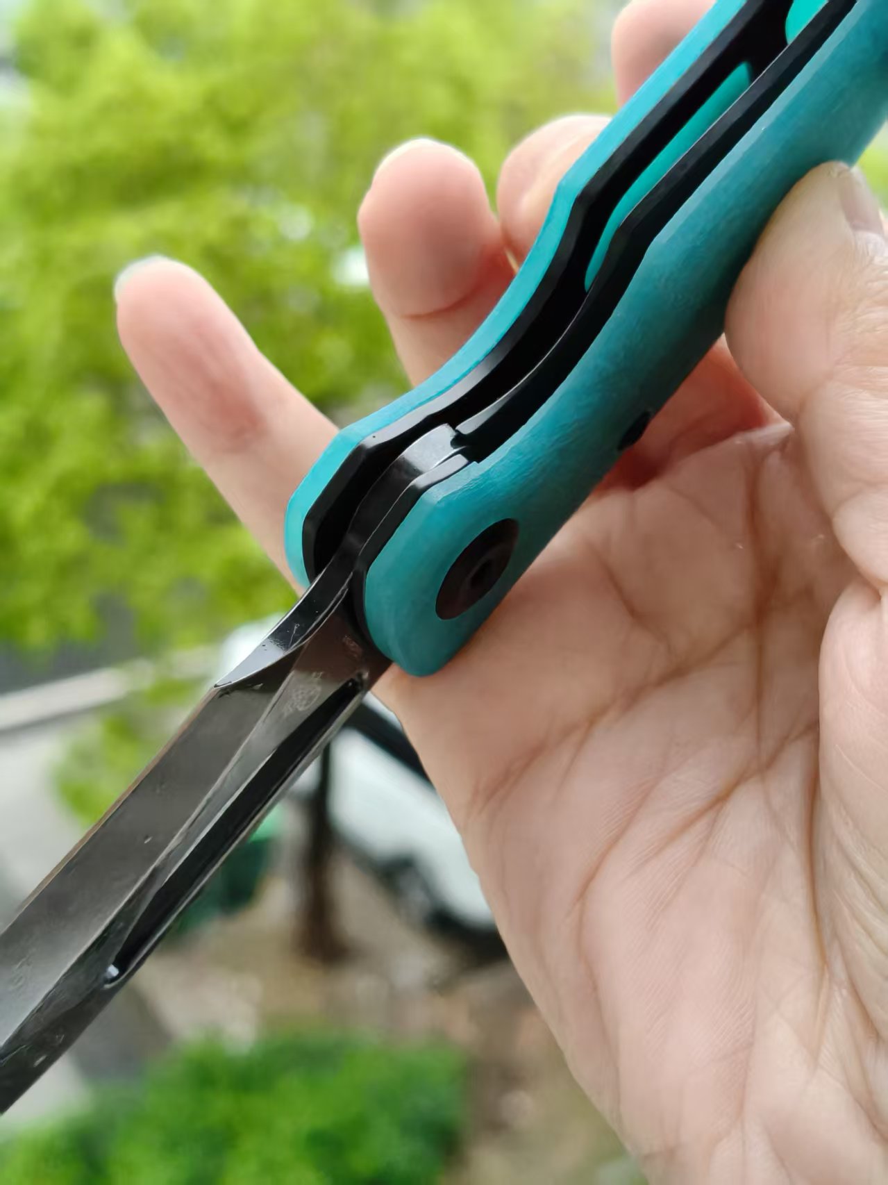 Tenable Gideon Nitro V钢 G10手柄 T1119A5 蓝色 500