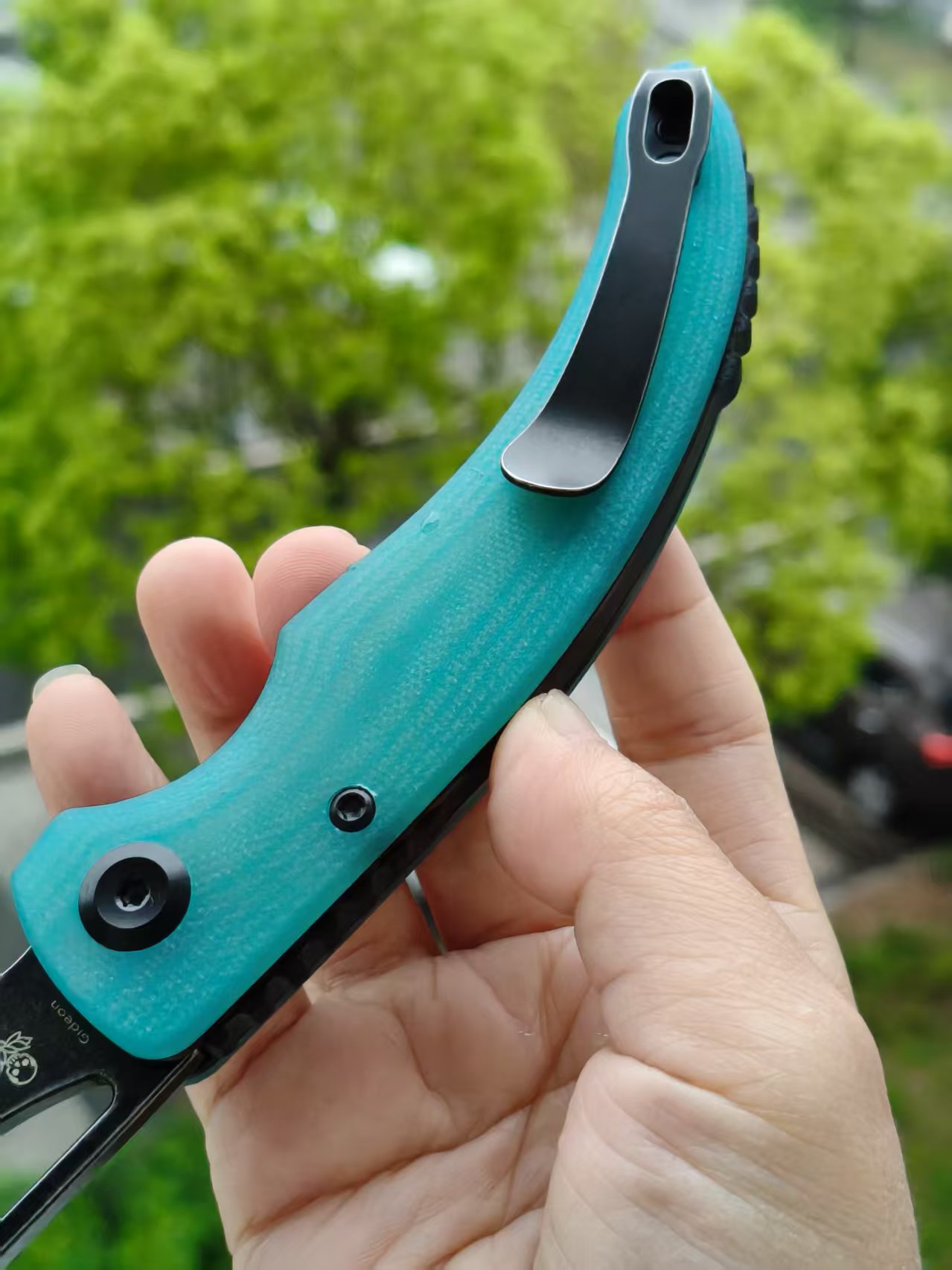 Tenable Gideon Nitro V钢 G10手柄 T1119A5 蓝色 500