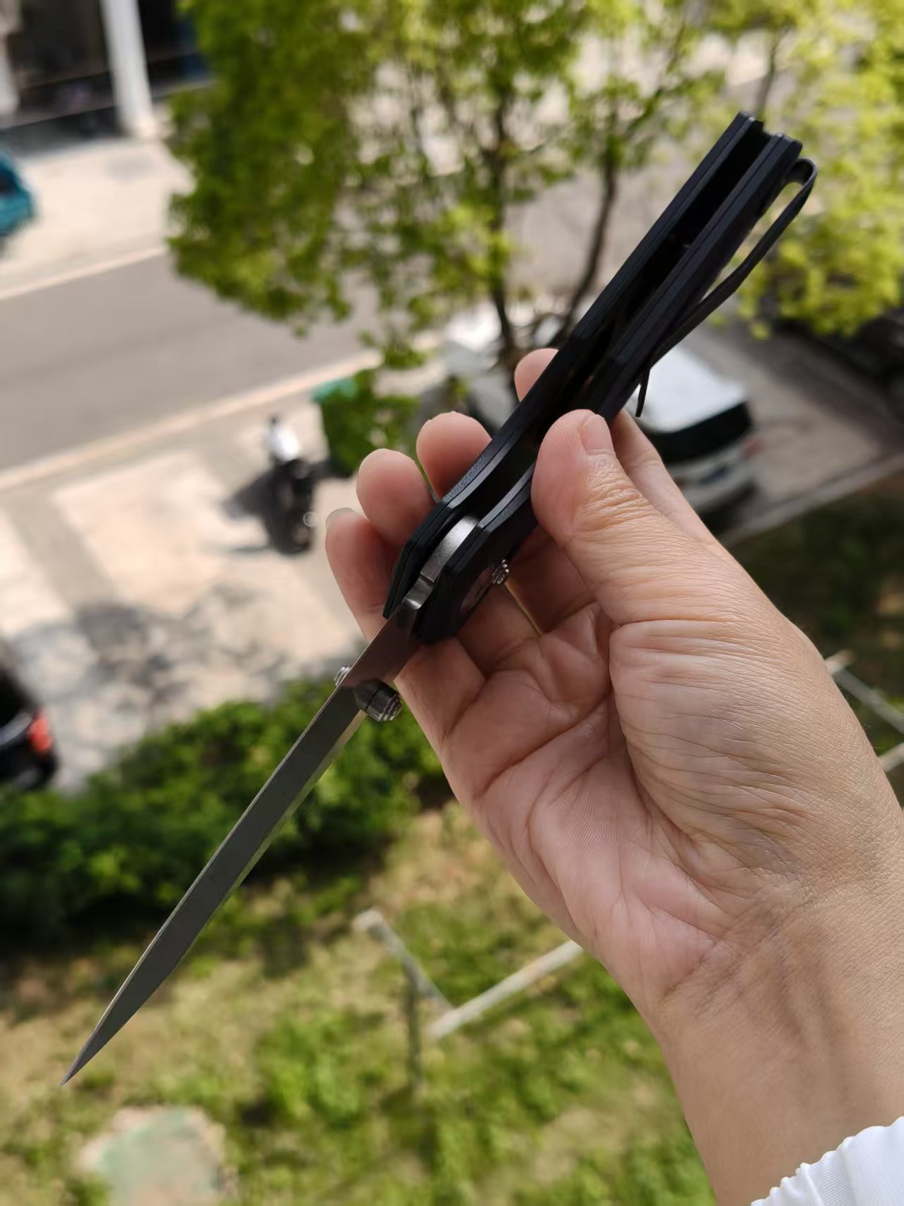 Tenable Beaver  Nitro-V钢 G10手柄 T1105V1 黑紫色 380