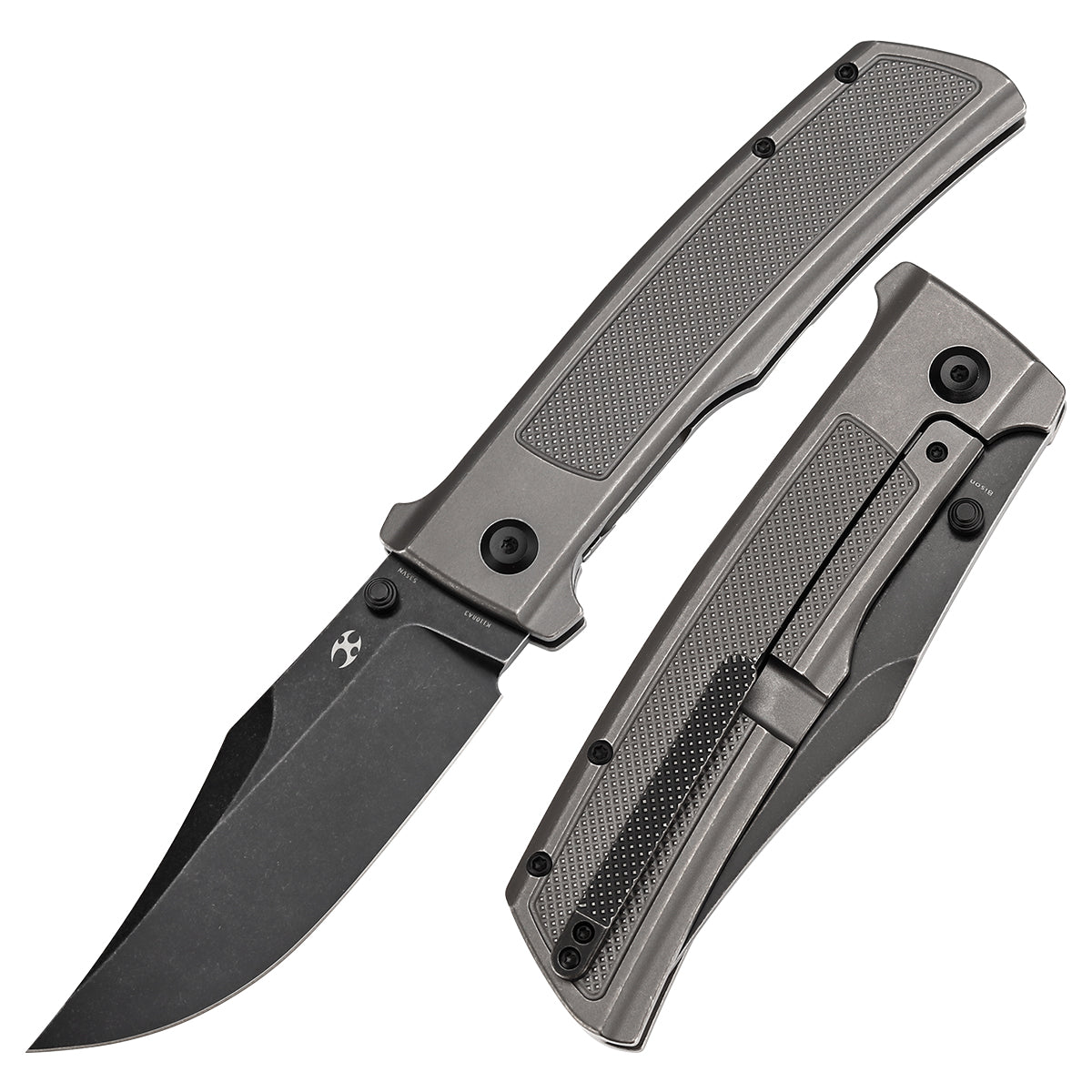 KANSEPT Bison CPM S35VN钢 钛手柄 K1108A3 钛黑格里色 1460