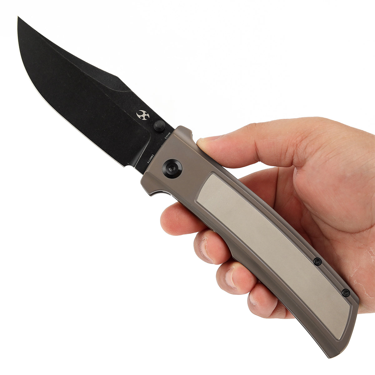 KANSEPT Bison CPM S35VN钢 钛手柄 K1108B3 钛青铜色 1400