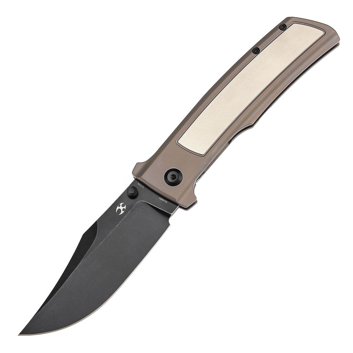 KANSEPT Bison CPM S35VN钢 钛手柄 K1108B3 钛青铜色 1400