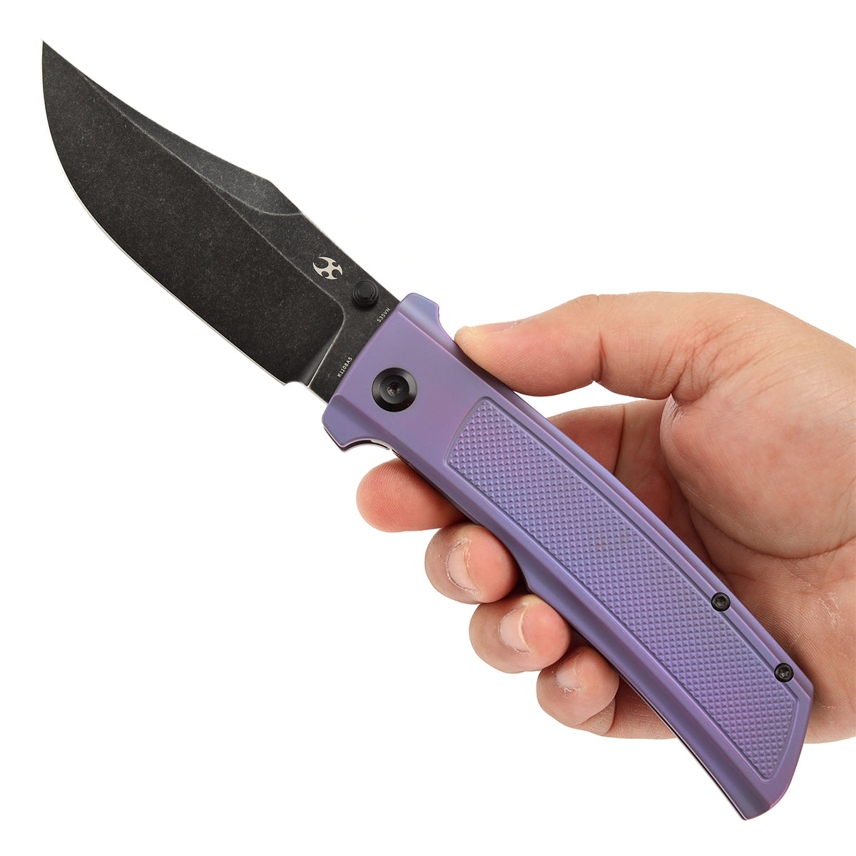 KANSEPT Bison CPM S35VN钢 钛手柄 K1108A5 钛紫色 1460