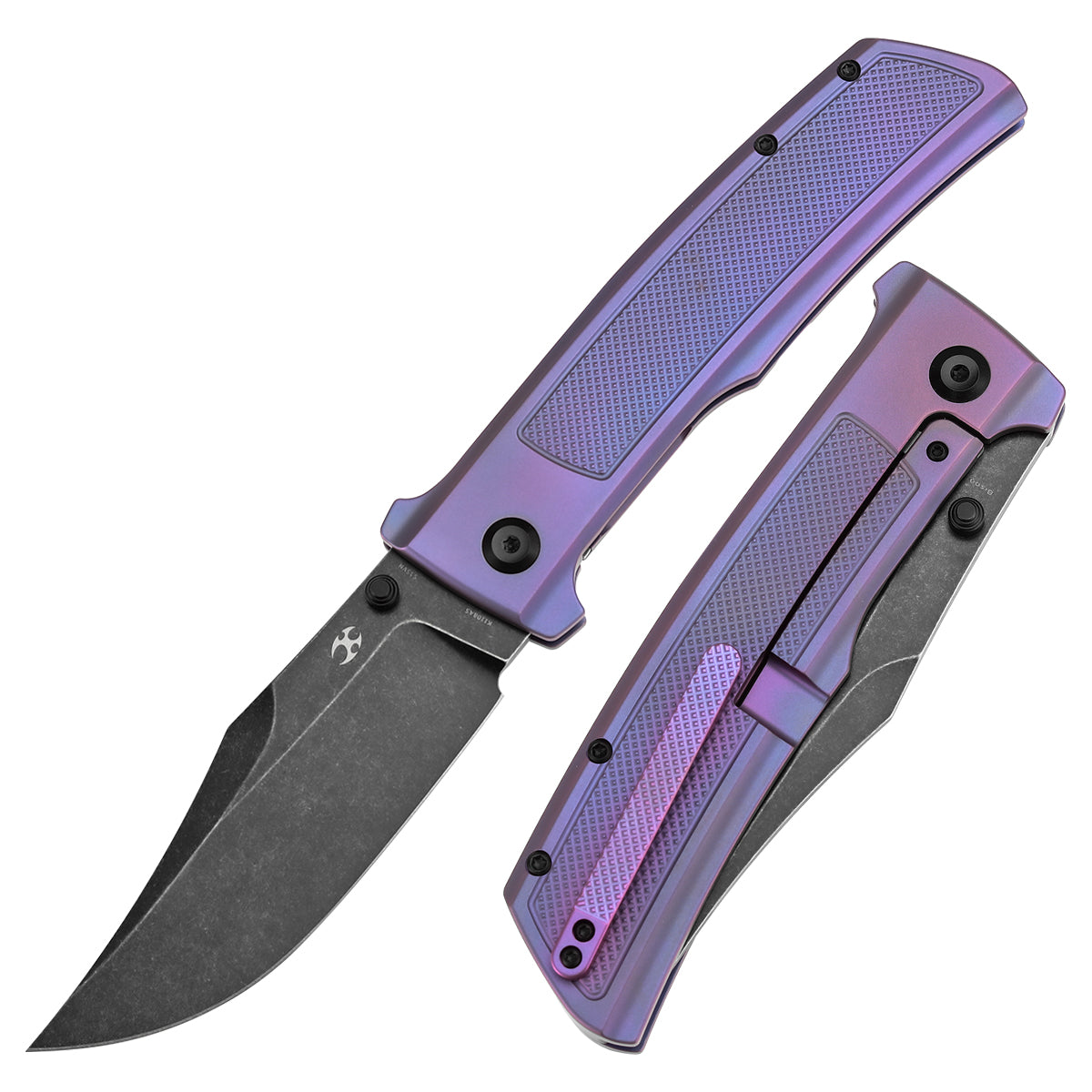 KANSEPT Bison CPM S35VN钢 钛手柄 K1108A5 钛紫色 1460