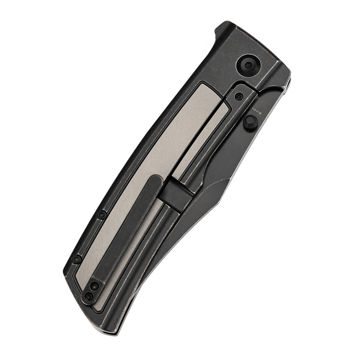 KANSEPT Bison CPM S35VN 钢 钛手柄 K1108B1 钛黑格里色 1400