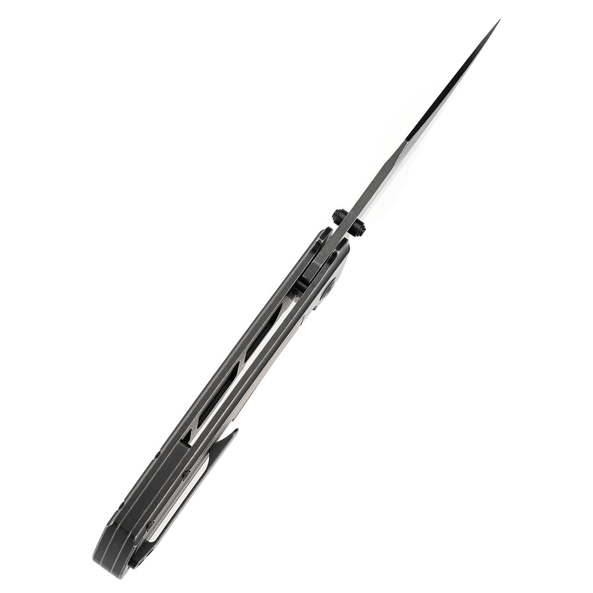 KANSEPT Bison CPM S35VN 钢 钛手柄 K1108B1 钛黑格里色 1400