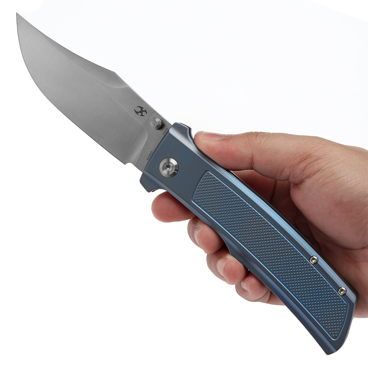 KANSEPT Bison CPM S35VN钢 钛手柄 K1108A2 钛蓝色 1460