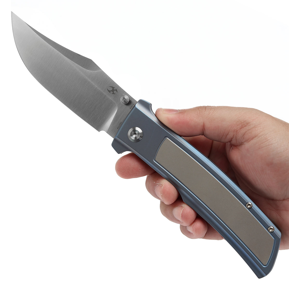KANSEPT Bison CPM S35VN钢 钛手柄 K1108B2 钛蓝色 1400