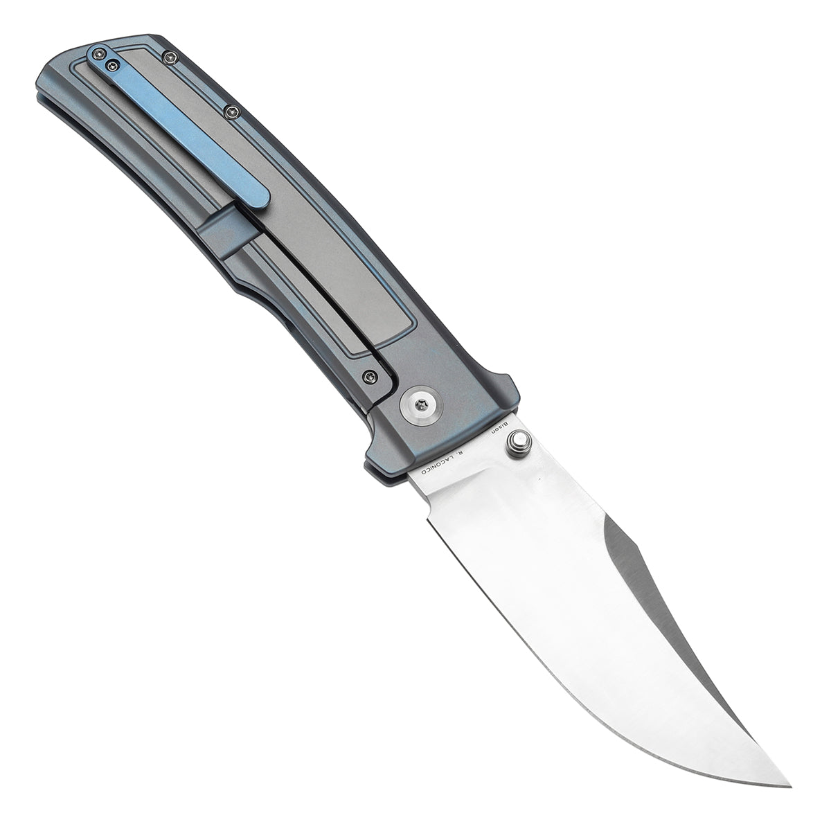 KANSEPT Bison CPM S35VN钢 钛手柄 K1108B2 钛蓝色 1400