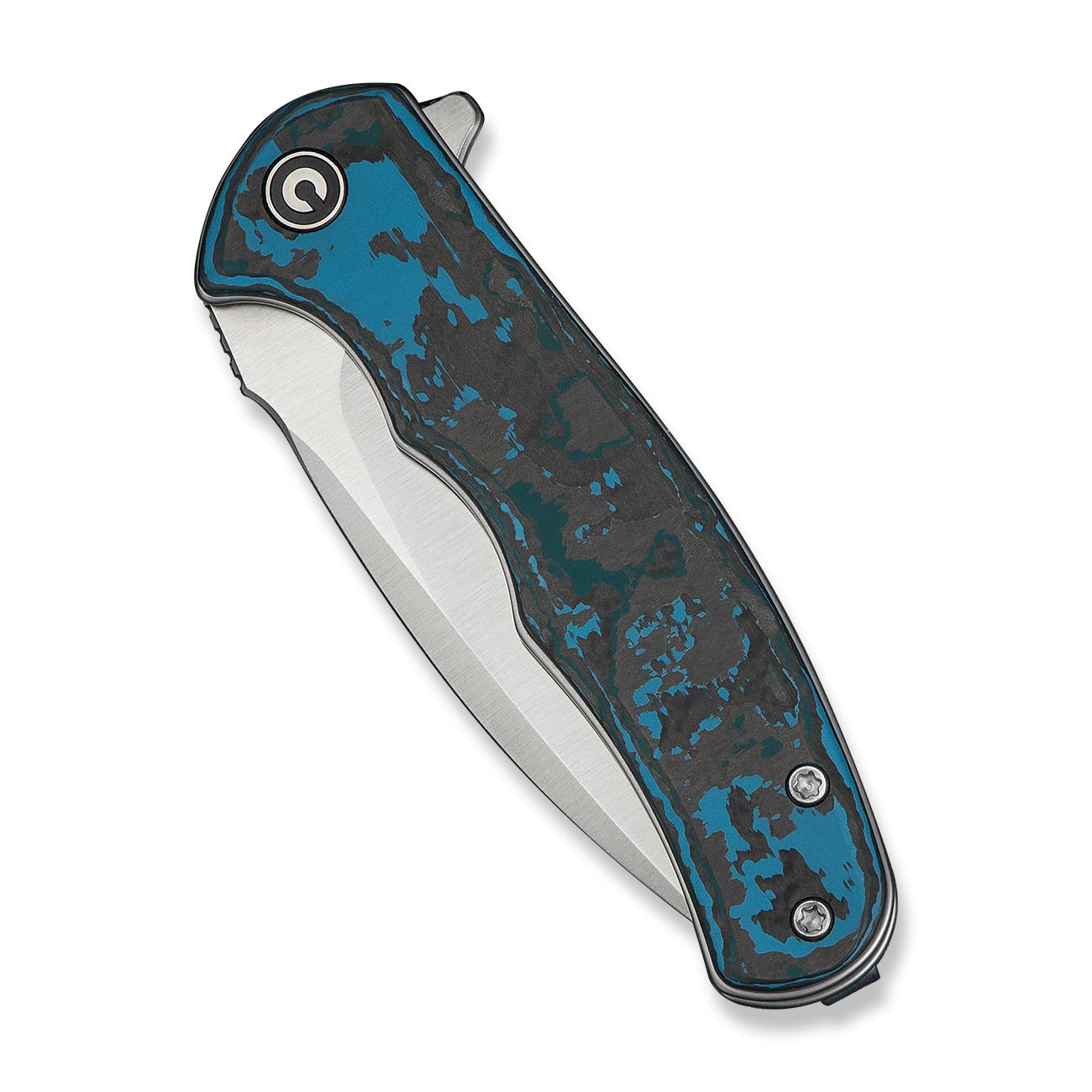 CIVIVI Mini Praxis CPM S35VN钢 碳纤维手柄 C18026CB-1 黑蓝色 700