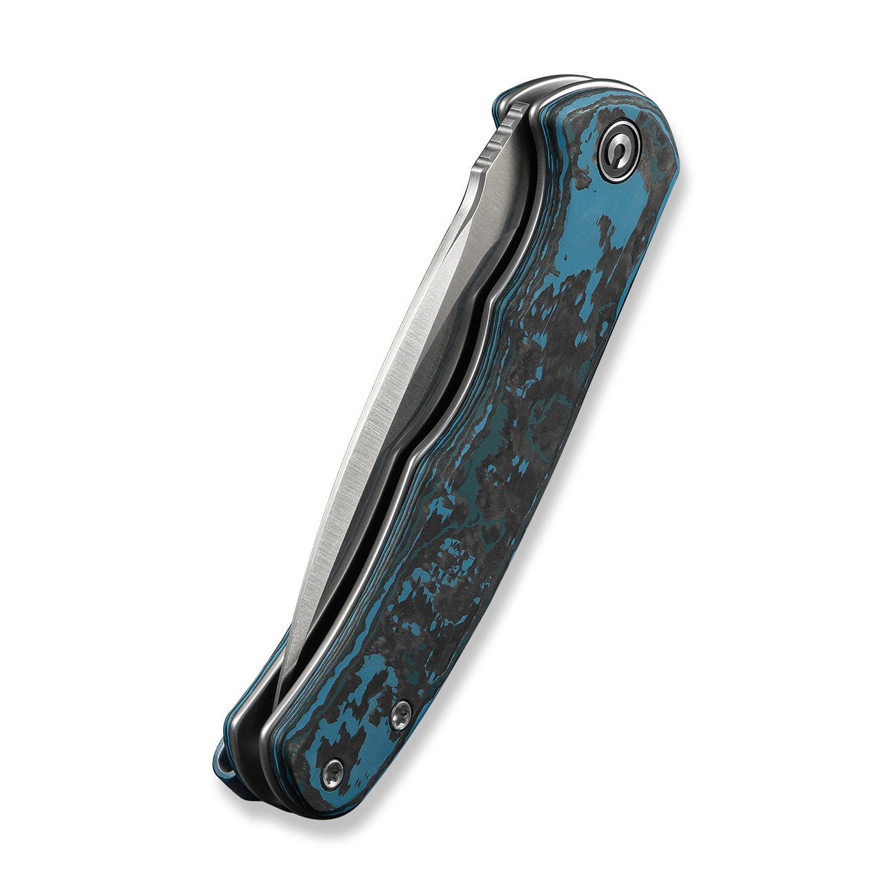 CIVIVI Mini Praxis CPM S35VN钢 碳纤维手柄 C18026CB-1 黑蓝色 700