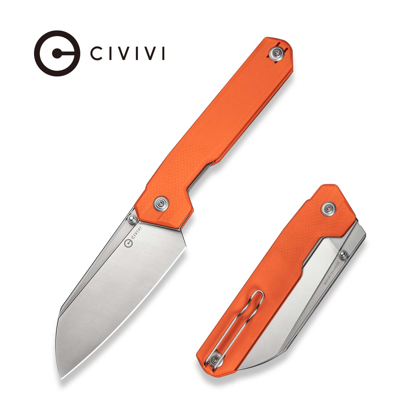 CIVIVI Hid 14C28N钢 G10手柄 C23008-4 橙色 700
