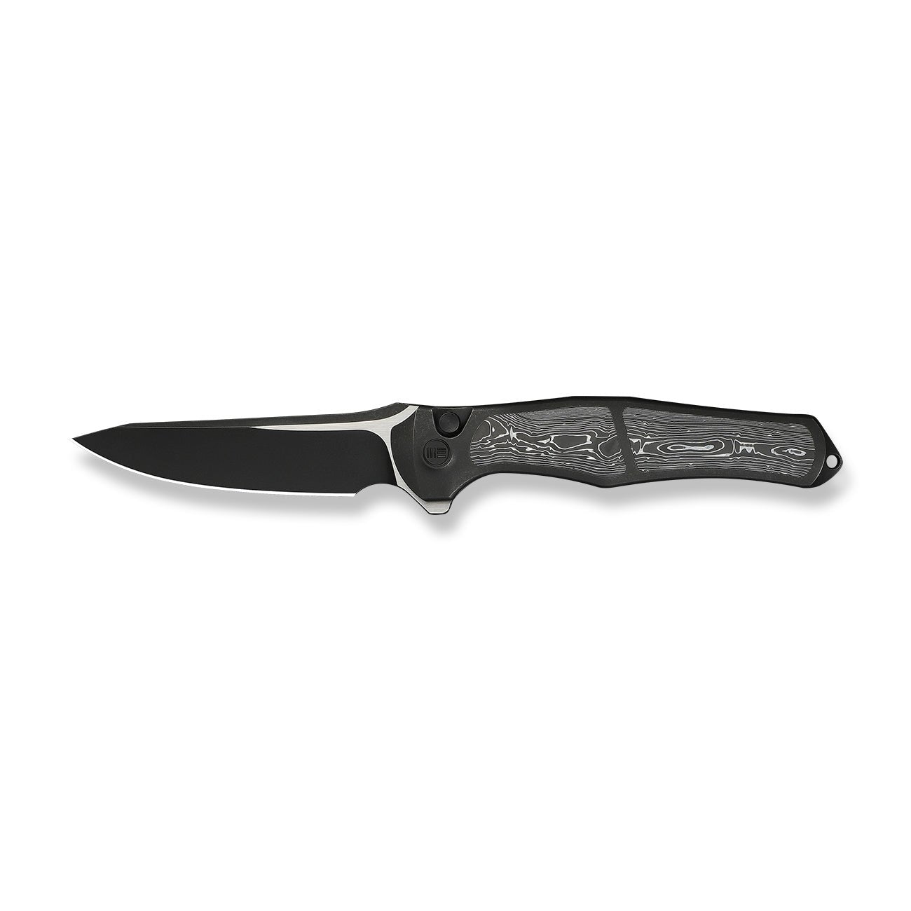WEKNIFE 702XI M390钢 钛+碳纤维手柄 WE07B-2 钛黑色 3200